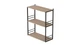 Книжная полка универсальная Ferrum-decor Стим 2 74x63x26 черный ДСП Дуб Сан-Марино 16мм (XK00038) - изображение 1