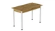 Стол кухонный Ferrum-decor Бенита 75x120x60 Белый ДСП Дуб Артизан 16мм (BEN0027) - изображение 1
