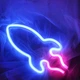 Настенный неоновый светильник ночник Ракета Angel - изображение 5