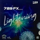 Накладка Friendship/729 Super FX Lightening yellow sponge 38 2.2 мм Червоний - зображення 2