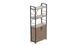 Этажерка 3/60 Ferrum-decor Серии Конект с тумбой 144x60x28 Черный ДСП Дуб Сан-Марино (FD1022) - изображение 1
