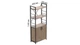 Этажерка 3/60 Ferrum-decor Серии Конект с тумбой 144x60x28 Черный ДСП Дуб Сан-Марино (FD1022) - изображение 2