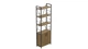 Этажерка 4/60 Ferrum-decor Серии Конект с тумбой 179x60x28 Черный ДСП Дуб Артизан (FD1068) - изображение 1