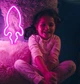 Настенный неоновый светильник ночник Ракета розовая Angel - изображение 8