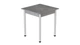 Стол кухонный Ferrum-decor Агата 75x90x90 Белый ДСП Бетон 16мм (AGA0028) - изображение 1