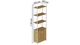 Этажерка 3/60 Ferrum-decor Серии Конект с тумбой 144x60x28 Белый ДСП Дуб Артизан (FD1033) - изображение 2