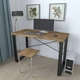 Письменный стол Ferrum-decor Драйв 750x1200x600 Черный металл ДСП Дуб Артизан 32 мм (DRA153) - изображение 2