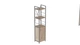Этажерка 3/34 Ferrum-decor Серии Конект с тумбой 144x34x28 Серый ДСП Дуб Сан-Марино (FD1015) - изображение 1