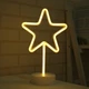 Ночник неоновый лампа No Brand Christmas Star Звезда - изображение 2