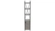 Етажерка 4/34 Ferrum-decor Серії Конект з тумбою 179x34x28 Чорний ДСП Бетон (FD1048) - зображення 3