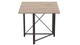 Стол-книжка трансформер Орион 1 Ferrum-decor 750x810x730 Черный металл ДСП Дуб Сан-Марино 16 мм (ORI102) - изображение 4