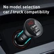 Автомобильное зарядное устройство BASEUS TZCCBX-0G 2USB кабель Lightning/Micro/Type-C 24W 4.8A + вольтметр - изображение 8