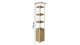 Этажерка 4/34 Ferrum-decor Серии Конект с тумбой 179x34x28 Белый ДСП Дуб Артизан (FD1054) - изображение 2