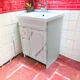 Напольная пластиковая тумба The MIX Classik-3 Лями 5145 gloss 80 см - изображение 5