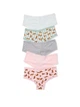 Набор трусиков Victoria’s Secret (43652955162858) Logo Cotton Thong 5-Pack L комбинированные - изображение 2
