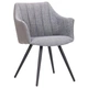 Стул с подлокотниками Art Metal Furniture Florida черный/меланж грей/нубук грей (545792) - изображение 1