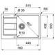 Кухонная мойка Franke Sirius S2D 611-78 XL 143.0621.339 - изображение 2