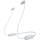 Наушники с микрофоном Sony WI-C100 White (WIC100W.CE7) - изображение 1