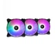 Комплект вентиляторов RGB для корпуса 120ммх3 Chieftec Nova NF-3012-RGB (LKMTR_802074) - изображение 1