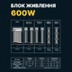 Блок питания 600 Вт, GTL Gaming Star, Black (GTLGS600BK) - изображение 6