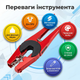 Біркователь вушних бирок аплікатор стальний корпус для крссвиней птиці кіз змінна голкаі ø4 5 мм - зображення 2
