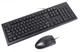 Комплект A4Tech KRS-8520D, Black, дротовий, USB (KRS-85+OP-620D) - изображение 1