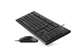 Комплект A4Tech KR-8572, Black, дротовий, USB - зображення 1
