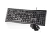 Комплект A4Tech KR-8572, Black, дротовий, USB - зображення 2