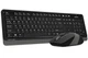 Комплект бездротовий A4tech Fstyler FG1010, Black+Grey, клавіатура+миша - изображение 2