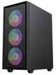 Корпус GameMax Storm Black, без БЖ, Mini Tower, Micro ATX, 2хUSB 2.0, 1хUSB 3.0, 1x120mm FAN, 380x200x450 мм, 0.8 мм - изображение 2