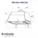 Вытяжка встраиваемая Minola HBI 5622 BLF 1000 LED - изображение 10
