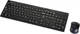 Комплект клавиатура и мышь Amazon Basics MD023, стандартный размер, беспроводной, USB-приемник 2,4 ГГц, QWERTY, Черный - изображение 1