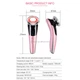 Микротоковый массажер для лица EMS Hot and Cool Skin Care Device с вибрацией, охлаждением и нагревом белый - изображение 3