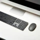 Комплект беспроводная клавиатура и мышь Amazon Basics ультратонкая, полноразмерная Графит - изображение 5