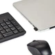 Комплект клавиатура и мышь Amazon Basics MD023, стандартный размер, беспроводной, USB-приемник 2,4 ГГц, QWERTY, Черный - изображение 6