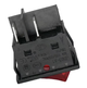 Сетевой выключатель JD03-A1 30A 250V 4pin T85/55 1E4 32х25 Красный со светодиод - изображение 2