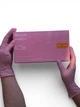 Перчатки нитриловые нестерильные неопудренные Nitrylex Pink XS 100 шт розовые - изображение 1