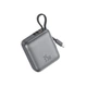 Повербанк 10000 mAh 35W Foneng PX137 с быстрой зарядкой PD/QC USB-C порт встроенный кабель Type-C универсальный мощный портативный повербанк 10 000 power bank павербанк для телефона эпл айфона iPhone Samsung роутера планшета gray - изображение 7