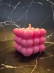 Свічка з пальмового воску Your Candles Серцевий Bubbles з квітковим ароматом до Дня Закоханих - зображення 1
