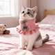Зимний шарф-муфта для кошек и собак Size S/M Розовый 26.5 см - изображение 3