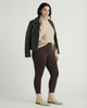 Женские трикотажные повседневные лосины Akta Casual Queen Plus Size (3XL – 5XL), коричневые, размер 3XL ( 1070_3XL ) - изображение 2