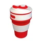 Чашка силиконовая SILICON MAGIC CUP с герметичной крышкой и поилкой Красная 7194 - изображение 5
