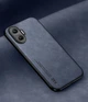 Кожаный чехол XnE Poco F7 с металлической вставкой Blue (41442-28) - изображение 1