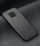 Кожаный чехол XnE Xiaomi Redmi Note 9 Pro с металлической вставкой Black (34287-2B) - изображение 1
