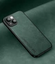 Шкіряний чохол XnE iPhone 13 з металевою вставкою Green (36161-08) - зображення 1