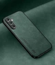 Шкіряний чохол XnE Samsung Galaxy S23 FE S711 з металевою вставкою Green (38246-08) - зображення 1