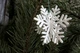 Декоративная Снежинка Christmas Snowflake 3Д Печать Белый 10 См - изображение 1