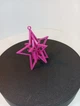Декоративная Вращающаяся Снежинка Snowflake Star Spinning Decoration 3Д Печать Розовый 8 См - изображение 1