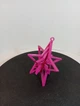 Декоративная Вращающаяся Снежинка Snowflake Star Spinning Decoration 3Д Печать Розовый 8 См - изображение 3