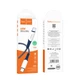 Зарядний кабель HOCO X70 Ferry Type-C to Type-C Cable 60W 3A 1m Blue - изображение 3